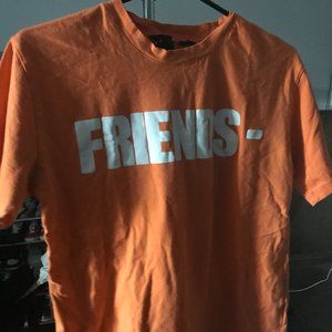 Thrifted Orange Vlone Friends shirt